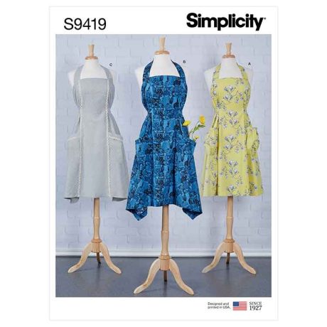 Simplicity Sewing Pattern S9419 Misses' Aprons