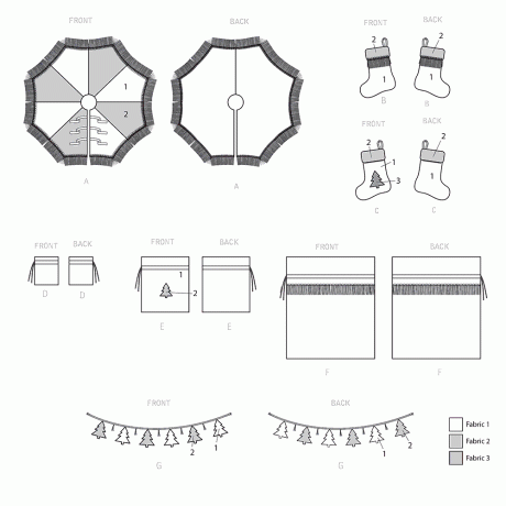 Simplicity Sewing Pattern S9428 Holiday Decorating Accessories