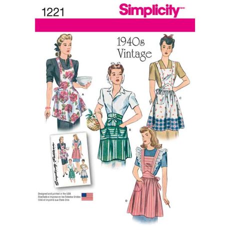 S1221A Women's Vintage Aprons