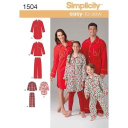 S1504A Child's, Teens' and Adults' Loungewear
