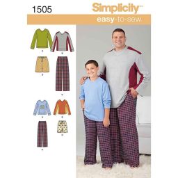 S1505A Husky Boys' & Big & Tall Men's Tops and Trousers
