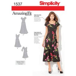 S1537 Women's and Plus Size Amazing Fit Dress