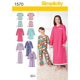 S1570 Child's, Girls', and Boys' Loungewear