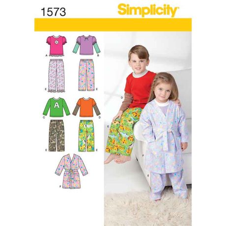 S1573 Toddlers' and Child's Loungewear