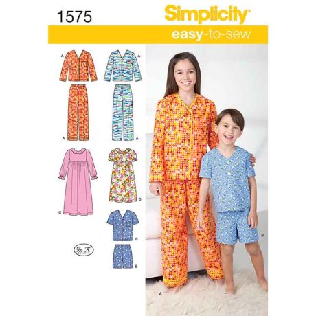 S1575 Child's, Girl's and Boy's Loungewear