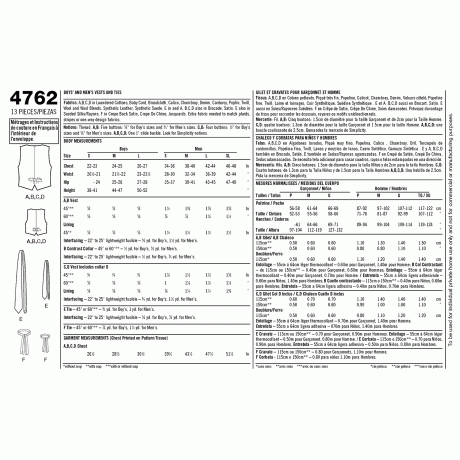 S4762A Boys and Men Vests and Ties