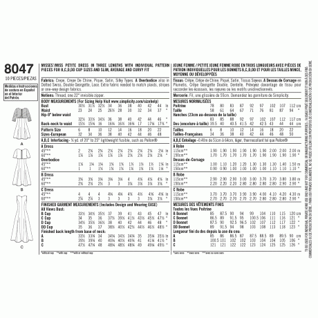 S8047 Amazing Fit Women's Dress in Slim, Average & Curvy Fit - Image 2
