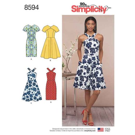 S8594 Pattern Women’s / Petite Women’s Dresses