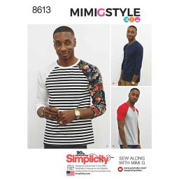 S8613A Pattern 8613 Men's Knit Top by Mimi G