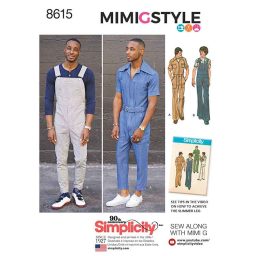 S8615 Pattern 8615 Men's Vintage Jumpsuit and Overalls