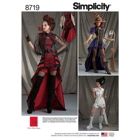 S8719 Pattern 8719 Women's Costumes