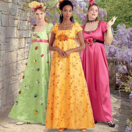 Simplicity Sewing Pattern S9434 Misses' and Women's Regency Era Style Dresses