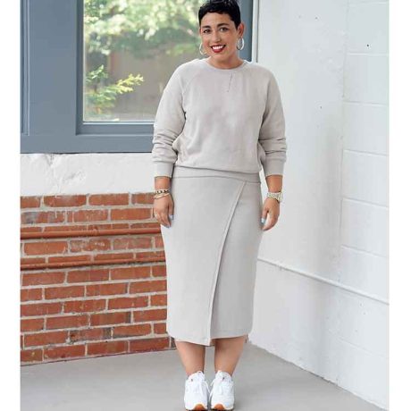 Simplicity Sewing Pattern S9450 Misses' Knit Tops and Skirts