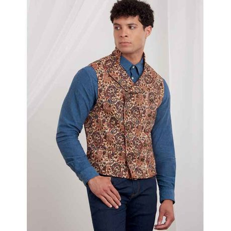 Simplicity Sewing Pattern S9457 Men's Vests