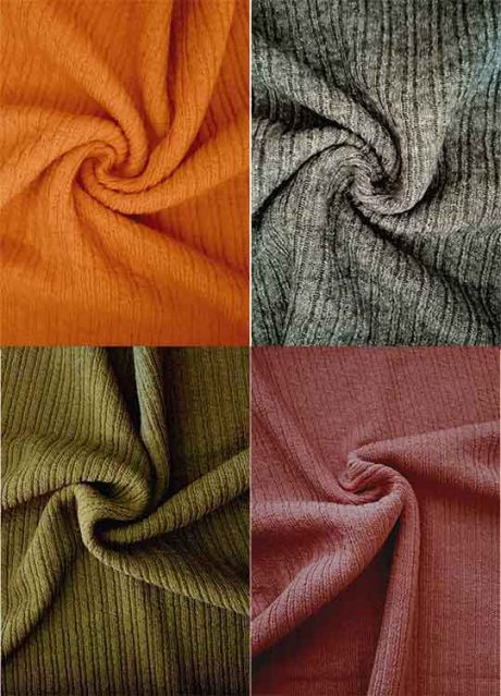 Cosy ribbed knit, poly/wool blend