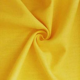 Plain washed linen, yellow