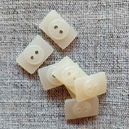 2-hole rectangle buttons (10mm x 15mm)