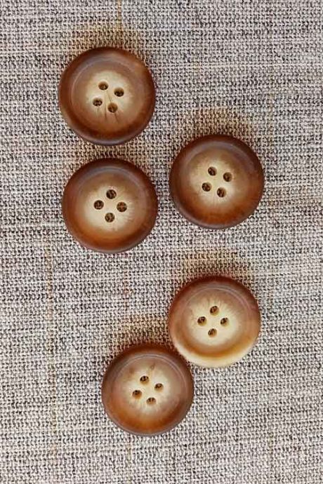 Vintage aran rim 4-hole buttons (20mm)