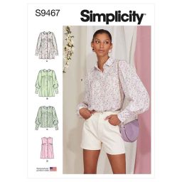 Simplicity Sewing Pattern S9467 Misses' Tops