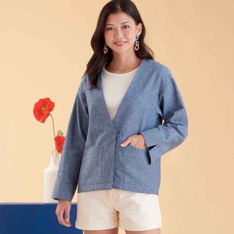 Simplicity Sewing Pattern S9468 Misses' Unlined Jacket