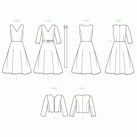 Simplicity Sewing Pattern S9473 Misses' Dresses and Jacket