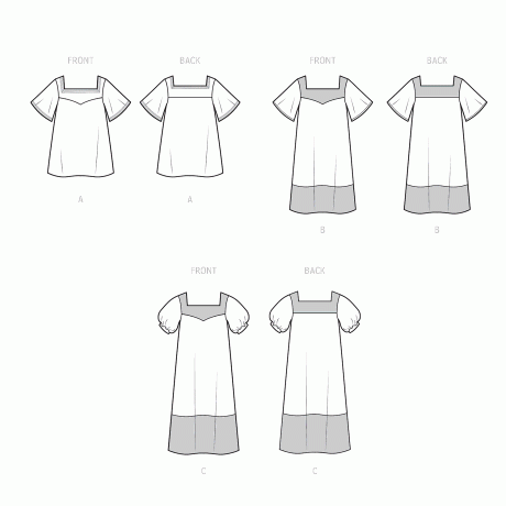 Simplicity Sewing Pattern S9477 Misses' Top and Dresses