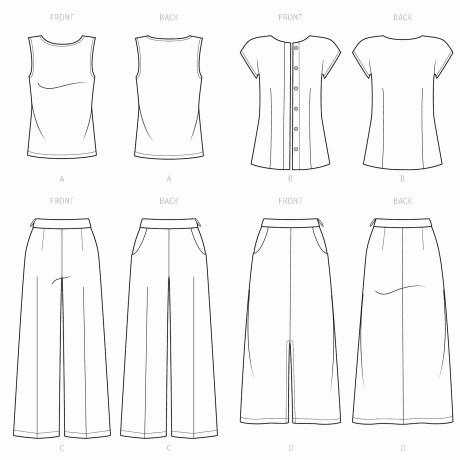 Simplicity Sewing Pattern S9479 Misses' Sportswear