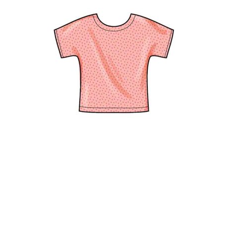 Simplicity Sewing Pattern S9485 Toddlers' Knit Top, Jacket, Vest, Skirt and Pants