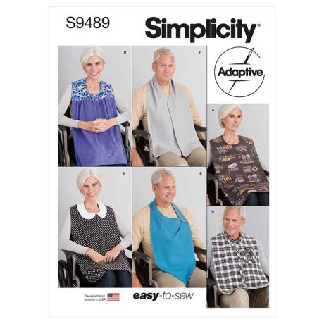Simplicity Sewing Pattern S9489 Adult Bibs