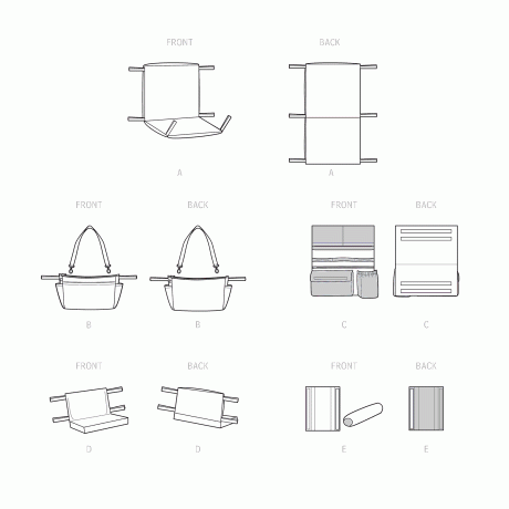 Simplicity Sewing Pattern S9492 Wheelchair Accessories