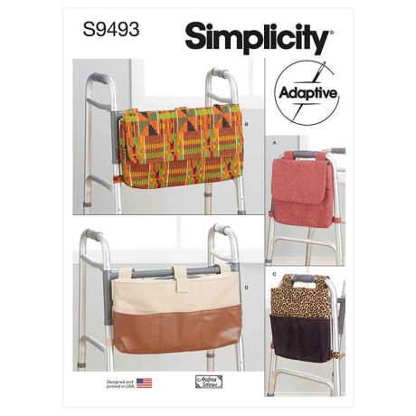 Simplicity Sewing Pattern S9493 Walker Bags