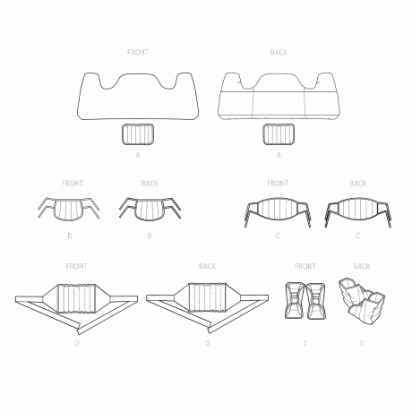 Simplicity Sewing Pattern S9494 Hot and Cold Comfort Packs