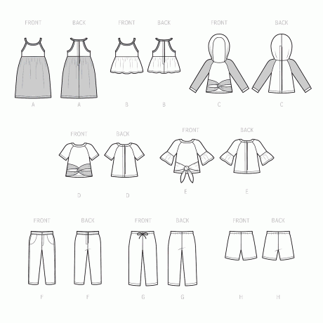 Simplicity Sewing Pattern S9499 18" Doll Clothes