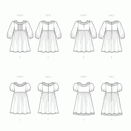 Simplicity Sewing Pattern S9503 Children's Dresses