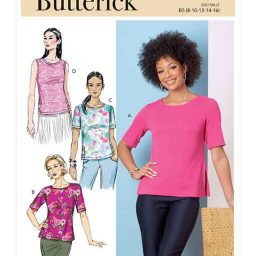 B6874 Misses' Knit Tops