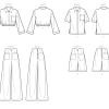 B6880 Misses' Shirts, Pants and Shorts