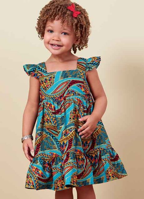 B6885 Toddlers' Dress