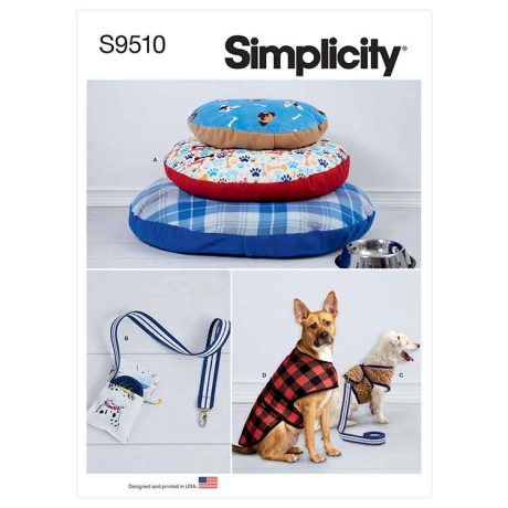S9510 Dog Beds, Leash with Case, Harness Vest and Coat