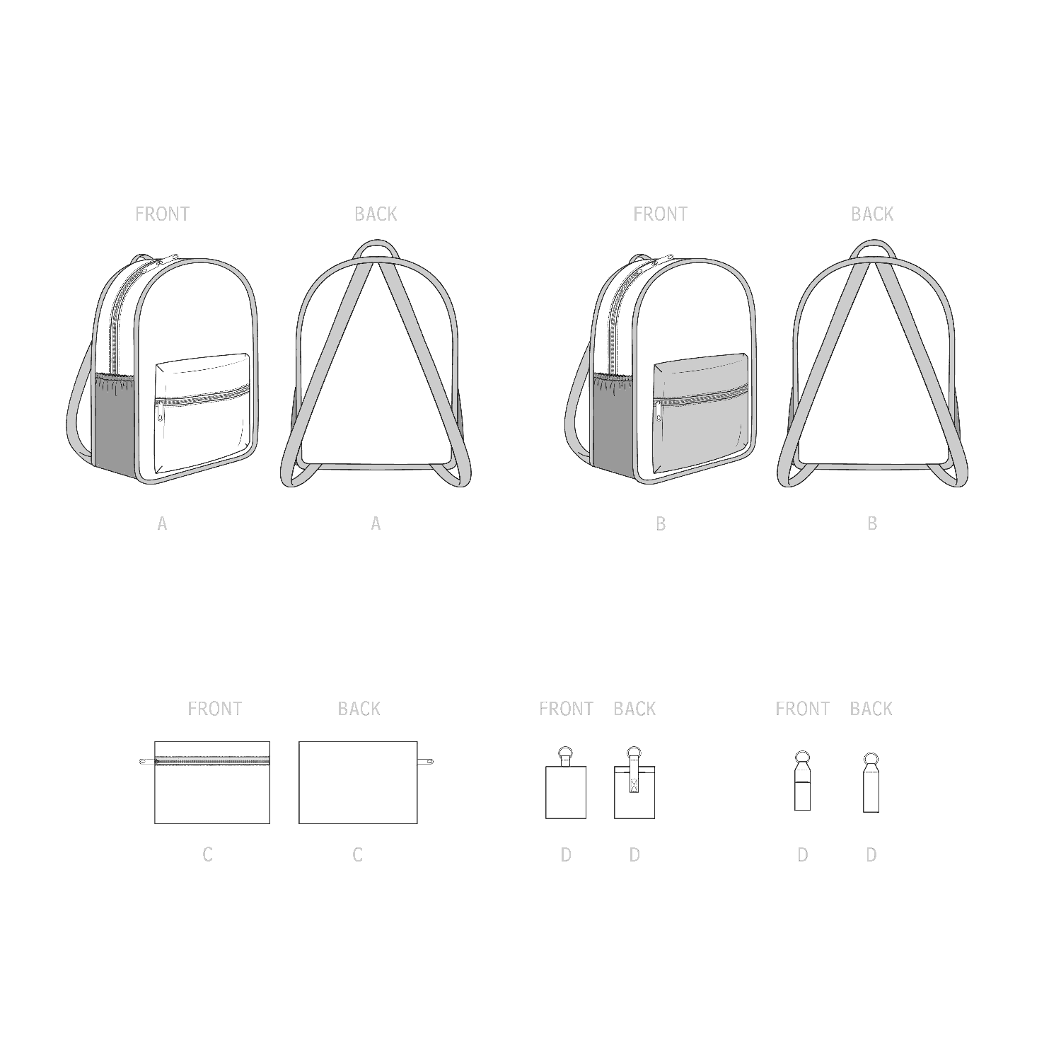 S9518 Backpacks and Accessories - Sew Irish