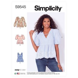 S9545 Misses' Tops
