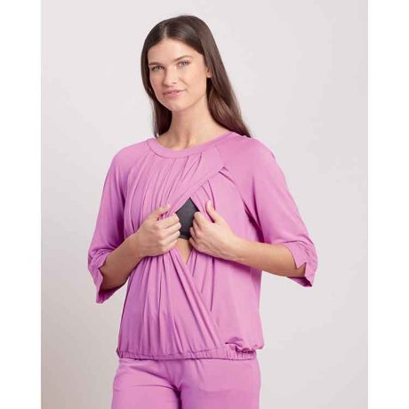 S9556 Misses' Nursing Tops, Pants, Shorts and Blanket