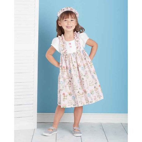 S9559 Children's Dress, Top, Pants, Purses and Headband