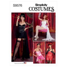 S9576 Corset, Sleeves, Collar, Shorts, Decorations and Skirts