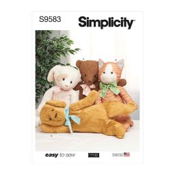 S9583 Poseable Plush Animals by Elaine Heigl