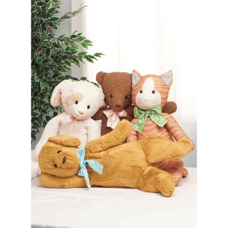 S9583 Poseable Plush Animals by Elaine Heigl