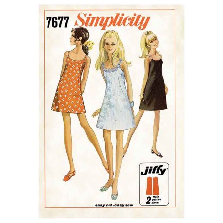 S9594 Misses' Vintage Jiffy Dress