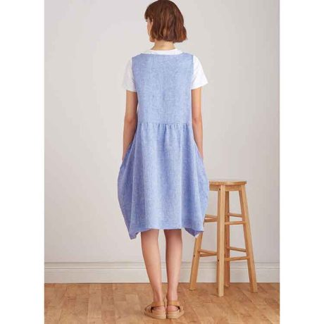 S9596 Misses' Pullover Dress and Knit Top by Elaine Heigl