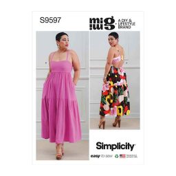 S9597 Misses' Dress and Jumpsuit by Mimi G