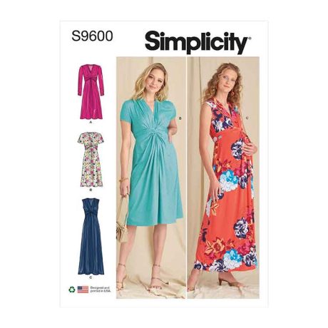 S9600 Misses' Knit Dresses