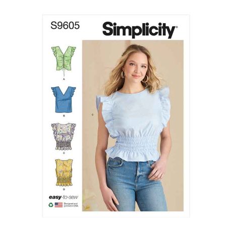 S9605 Misses' Tops